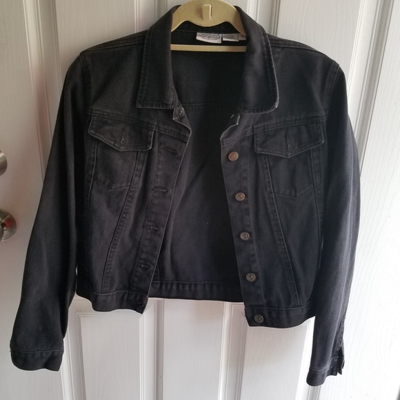 black denim jacket size 4